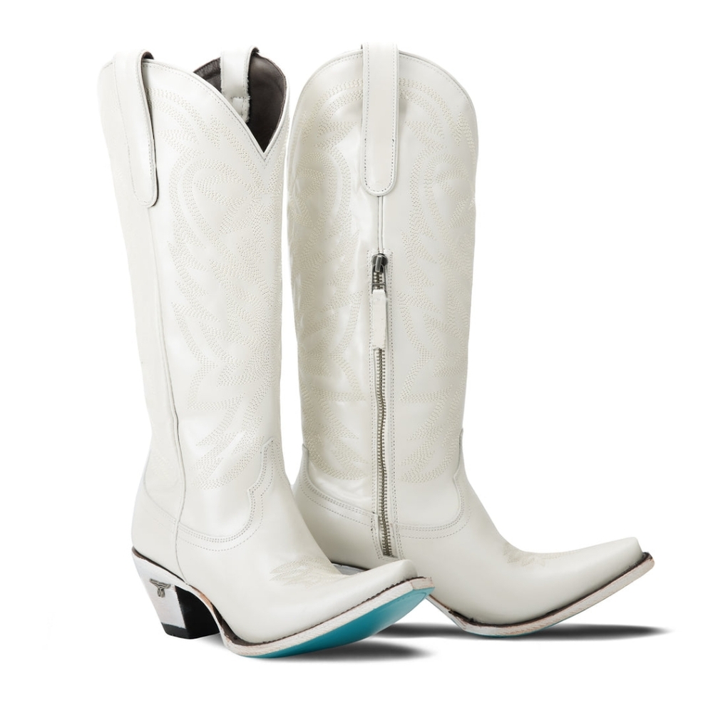 Lane boots NWT Smokeshow pearl champagne (8B)